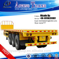 2/3 axles 40-60 tons flatbed semi trailer / flatbed trailer for sale